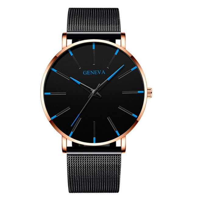 Minimalist Stainless Steel Mens Watch